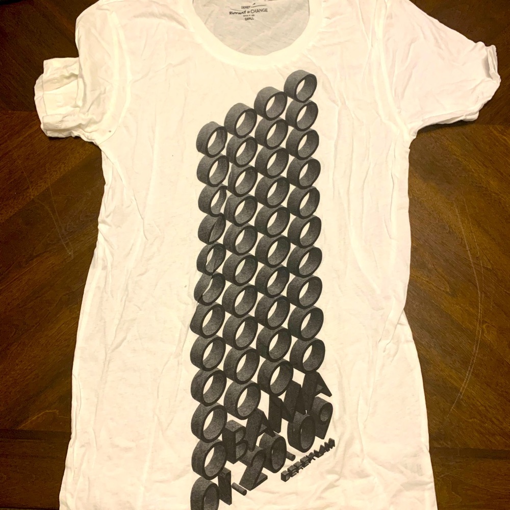 Derek Lam Runway to Change 2009 Obama Biden inauguration tshirt commemorative